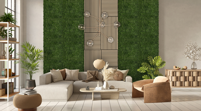 Jangal Modular Wall mospanel 52 x 52 cm - Dark Green